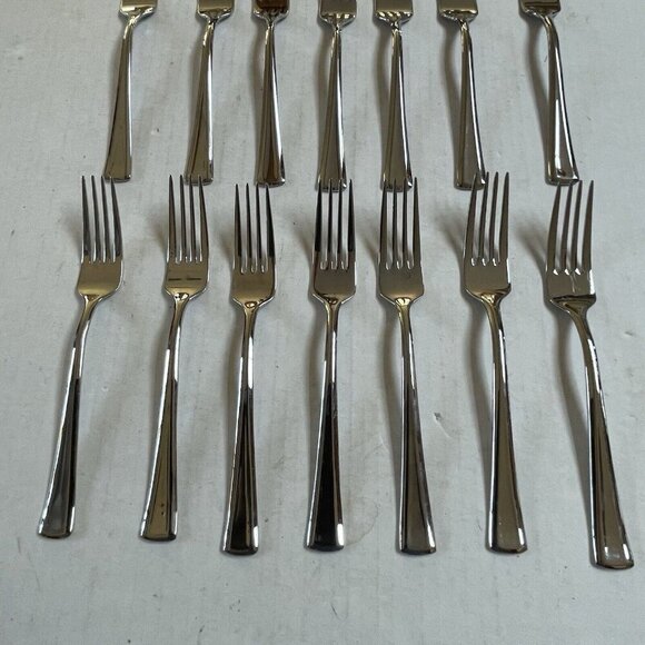 Oneida Moda Stainless Steel Forks 14 Pieces Replacement - Picture 4 of 7